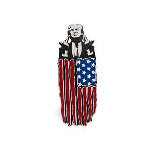 Indoor 3D wooden Trump Sign middle finger America USA Patriotic Mancave bar